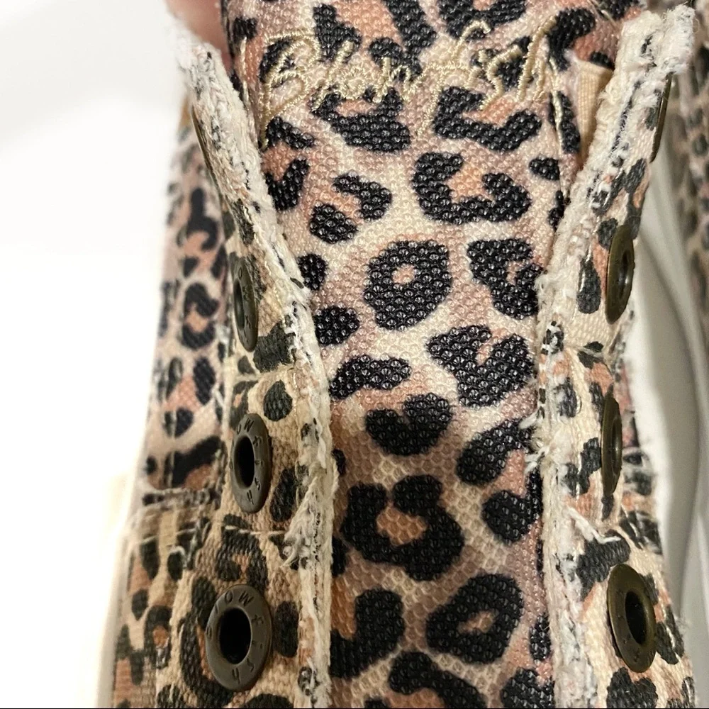 BLOWFISH Play Leopard Print Sneakers- Brand New - Picture 9 of 15